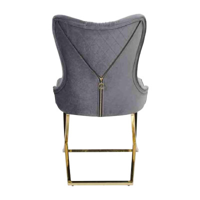 Esszimmer Stühle Luxus Sessel Stuhl Grau Lehnstuhl Wohnzimmer Möbel Neu