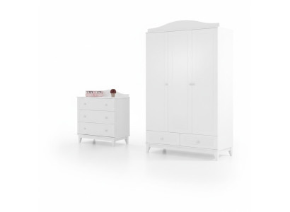 Kinderzimmer Set Luxus Schrank Modern Kommode neu Schlafzimmer Möbel neu
