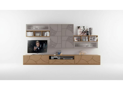 Design Wandschrank Regal Wohnzimmer Holz Schränke Wand Regale Italy Neu