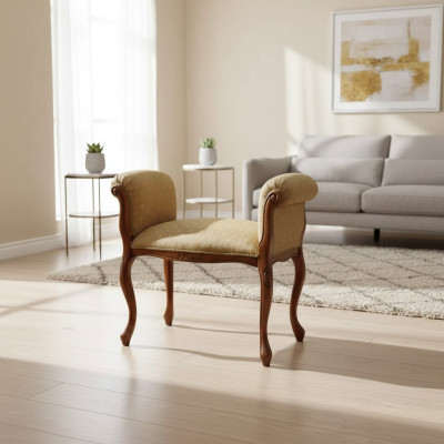 Bank Einrichtung Beige Sitzbank Designer Sitzmöbel Polsterbank Bänke