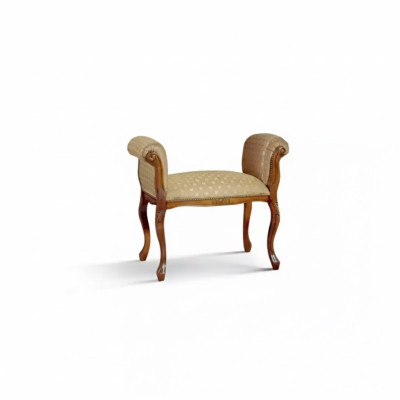 Bank Einrichtung Beige Sitzbank Designer Sitzmöbel Polsterbank Bänke