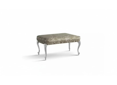 Design Hocker Bank Luxus Pouf Möbel Polsterhocker Sitzhocker Grau Neu