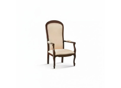 Wohnzimmer Sessel 1 Sitz Couch Polster Luxus Textil Design Holz Möbel
