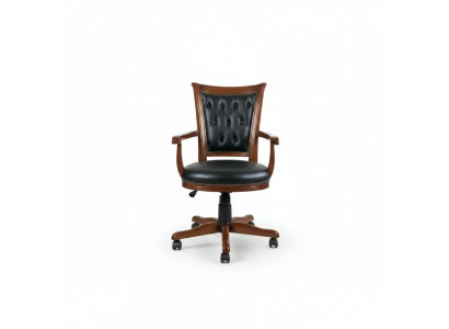 Schwarz Sessel Stuhl Design Polsterstuhl Stühle Bürostuhl Klassisch Neu