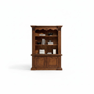 Bücherschrank Wohnwand Schrank Büro Möbel Regale Schränke Braun Neu