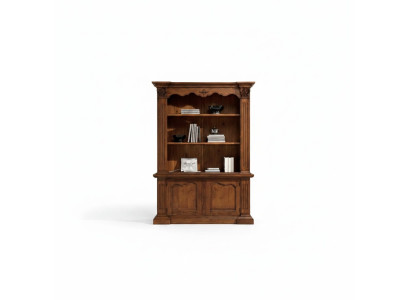 Bücherschrank Wohnwand Schrank Büro Möbel Regale Schränke Braun Neu
