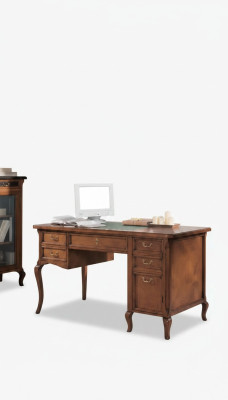 Büro Tisch Schreibtisch Klassische Italienische Möbel Holz Tische Neu