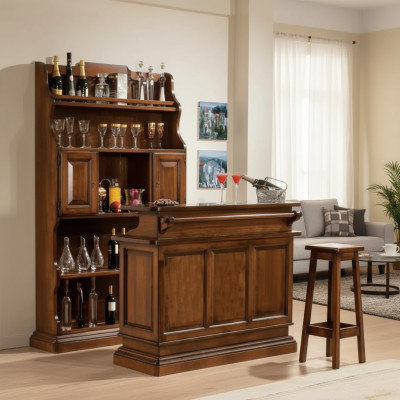 Barschrank Designer Möbel Klassische Bartheke Luxus Vitrine Bar Neu