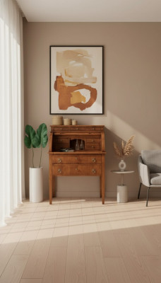 Büro Anrichte Sideboard Italienische Möbel Regal Konsole Holz Möbel