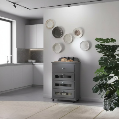 Esszimmer Schrank Klassische Vitrine Klassisches Seitenschrank Neu