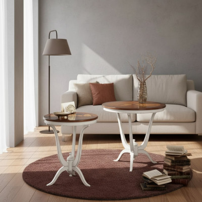 Couchtische Beistelltisch Kaffeetische Designer Wohnzimmertisch 2 tlg.