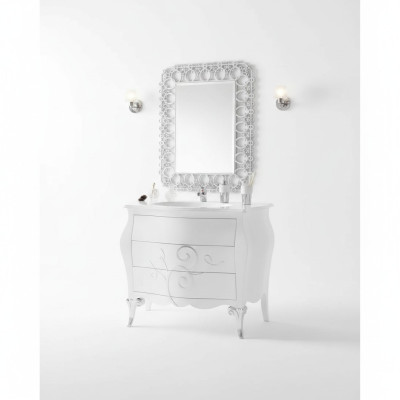 Waschtisch Badezimmer Waschbecken mit Aufsatz Becken Unterschrank Neu