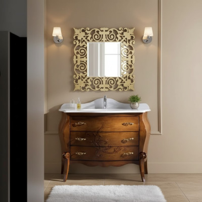 Badezimmer Waschbecken Becken Waschtisch Badmöbel Italy Stil Badezimmer 2tlg