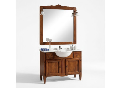 Badmöbel Waschbecken Italy Stil Becken Unterschrank Badezimmer Braun Neu