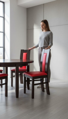 Klassische Stuhl Holzstuhl Esszimmerstuhl Luxus Holz Neu Luxus Möbel