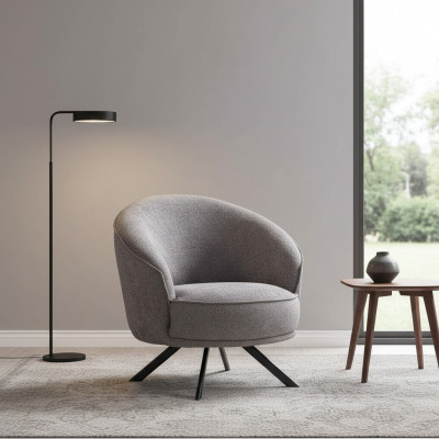 Wohnzimmer Modern Grau Sessel Design Luxus Möbel Polstermöbel Neu