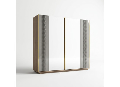 Design Schrank Schlafzimmer Luxus Holz Kleiderschrank Modern Möbel