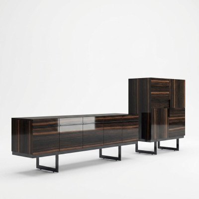 Esszimmer Komplett 2tl Sideboard Design Modern Kommode Holzschrank