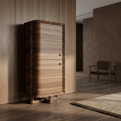 Esszimmer 2x Schrank Holz Braun Möbel Neu Luxus Einrichtung Holzschrank