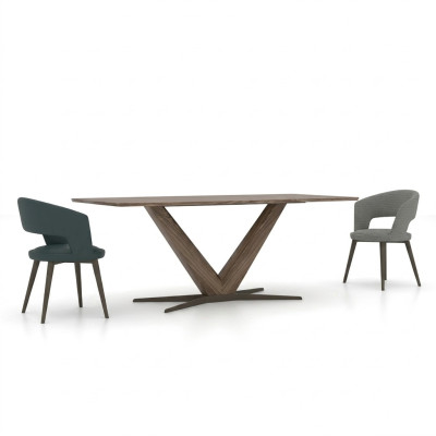 Komplett Set Esszimmer Esstisch 4x Stühle Design Luxus Tisch Einrichtung