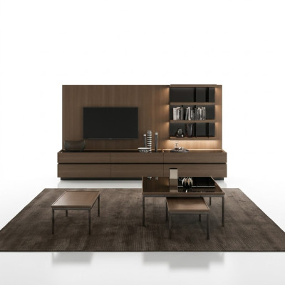 Holzmöbel Wohnzimmer Luxus Wohnwand Modern Design Einrichtung Neu