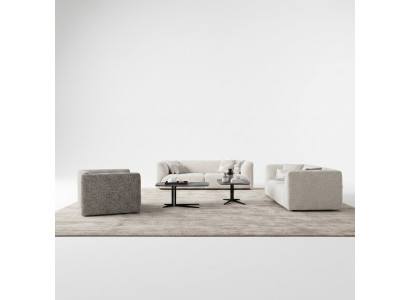 Luxus Sofa Set 3tlg Sessel 2x Sofa Couch Dreisitzer Wohnzimmer Einrichtung