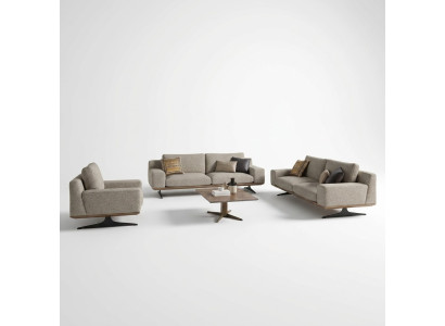 Wohnzimmer Set 6tlg 2x Sofa Dreisitzer Modern 2x Sessel Sofagarnitur Couchtisch