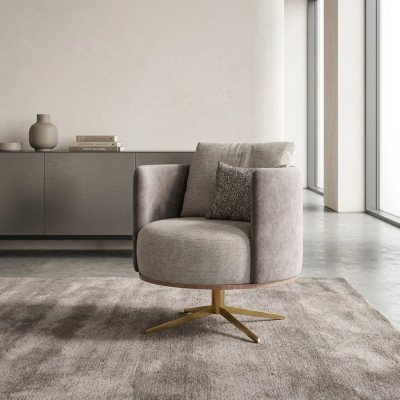 Innovativer Designer-Sessel für moderne Wohnzimmermöbel aus hochwertigem Kunstleder