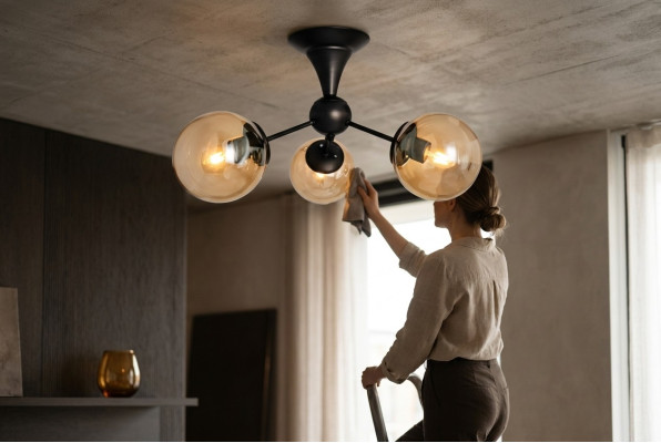 Deckenlampe moderner Pendelleuchte Wohnzimmer Black Luxus Leuchten