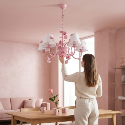 Rosa Deckenlampe Leuchte Lampen Deckenlampen Deckenleuchten Lampe