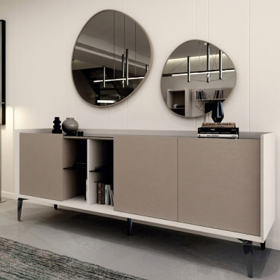 Sideboard ins Wohnzimmer modern luxuriös neu Möbel color grau Kommode