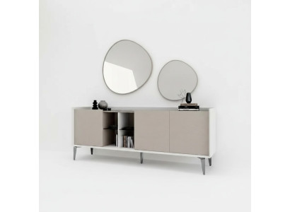 Sideboard ins Wohnzimmer modern luxuriös neu Möbel color grau Kommode
