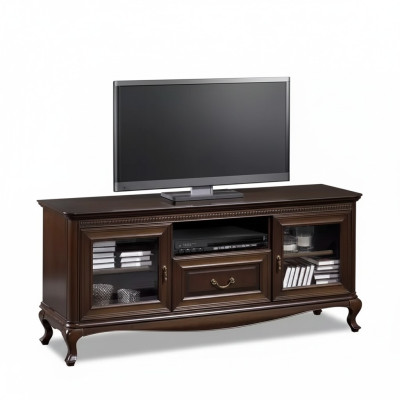 Wohnzimmer TV Staender Modern Fernseher Ständer Massivholz Schrank Möbel