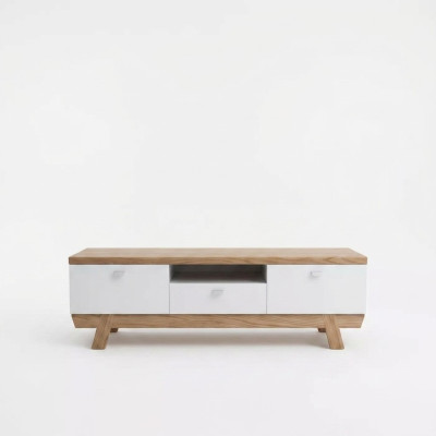 Wohnzimmer TV Staender Fernseher weiß Ständer Schrank Möbel Holz rtv