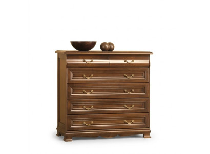 Schubladen Kommode Echtholz Schrank Eiche Massivholz Kommoden Sideboard Neu