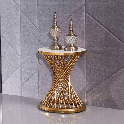 Couchtisch Runder Beistelltisch Designer Tisch Wohnzimmertisch Edelstahl