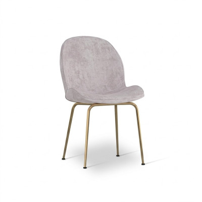 Hellgrauer Esszimmer Stuhl Designer Polsterstühle Moderne Einsitzer