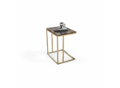 Moderner Edelstahl Beistelltisch Wohnzimmer Couchtisch Designer Möbel