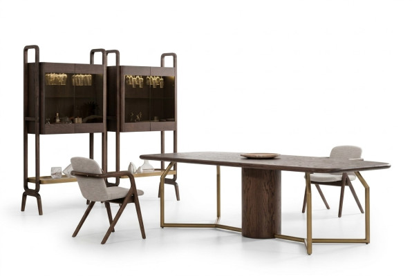 Luxus Villen Möbel Essgarnitur Esszimmer Komplett Tisch 4x Stuhl Anrichte 7tlg