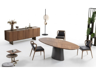 Luxus Esszimmer Set Esstisch mit Modernen Designen 6x Stuhle mit 2x Couchtische
