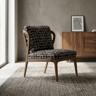 Sessel Wohnzımmer Modernen Luxus Design Grau Einsitzer Sofa Couch Möbel