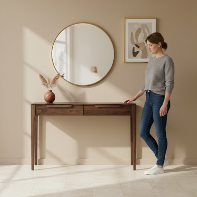 Konsolentisch Wohnzimmer Sideboard Sekretär Designen Holz Tisch Luxus