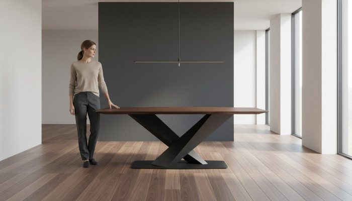 Esstisch Braun Esszimmer Tische Modern Luxus Tisch Elegantes Design