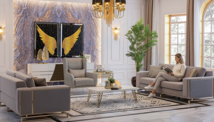 Modernen Sofagarnitur 3+2+1 Sitzer Couchen Möbel Luxus Designen Sofa