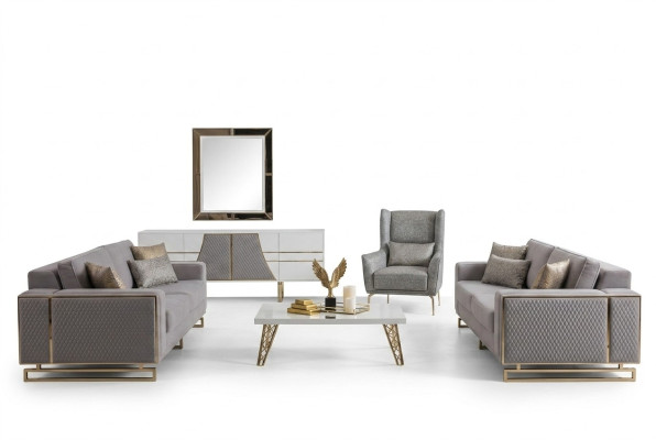 Modernen Sofagarnitur 3+2+1 Sitzer Couchen Möbel Luxus Designen Sofa