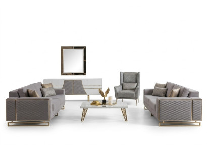 Modernen Sofagarnitur 3+2+1 Sitzer Couchen Möbel Luxus Designen Sofa