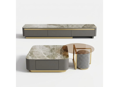 Wohnzimmer Möbel Luxus Grau Couchtisch Design Tisch Kaffee Tische Neu