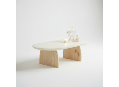 Couchtisch Tisch Beistelltisch Wohnzimmer Holz Modern Luxus Beige Neu