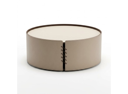 Wohnzimmer Runder Couchtisch grün Luxus Design neu Material Holz