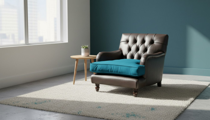 Chesterfield Ledersofa Couch Polster designer 2 Sitzer Textil Sofas Couchen Neu
